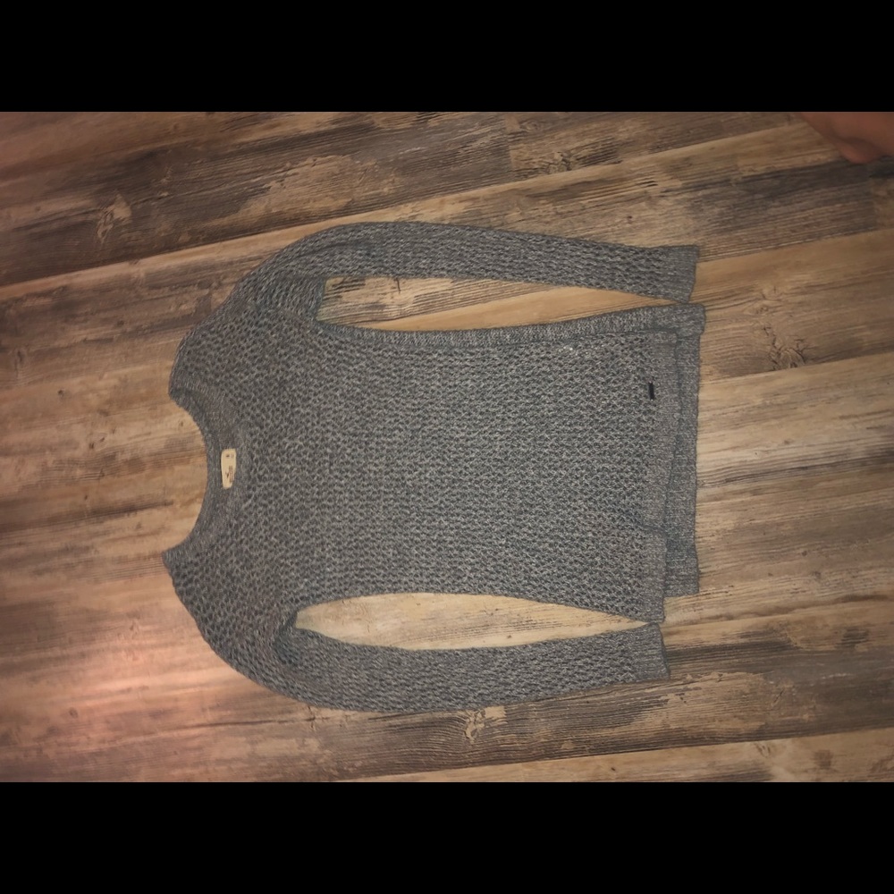 Grey Hollister Sweater